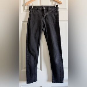 &Denim Dark Gray Women’s Denim Strachey Jeans